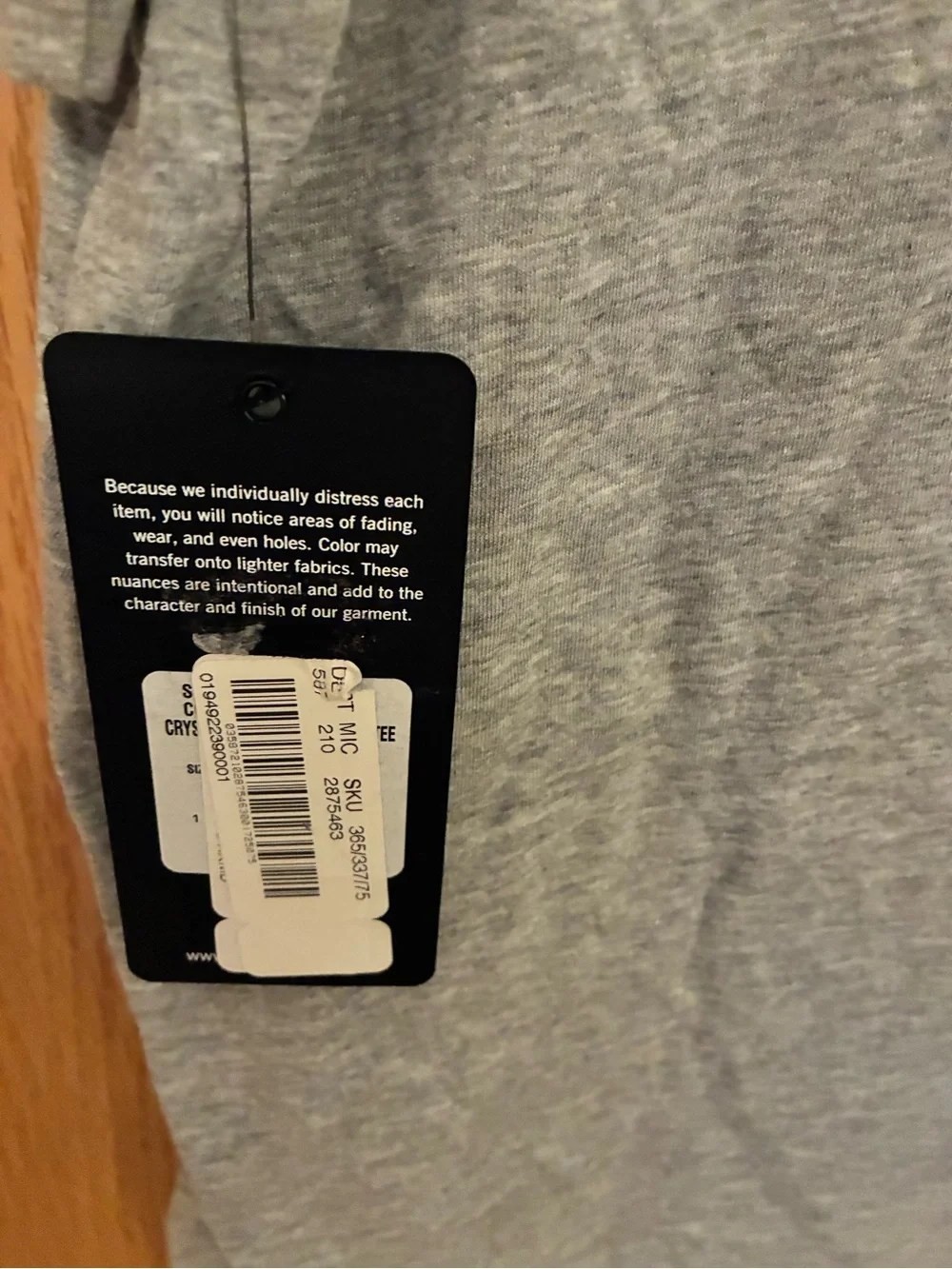 True Religion Gray Short-Sleeve Logo Graphic Tee